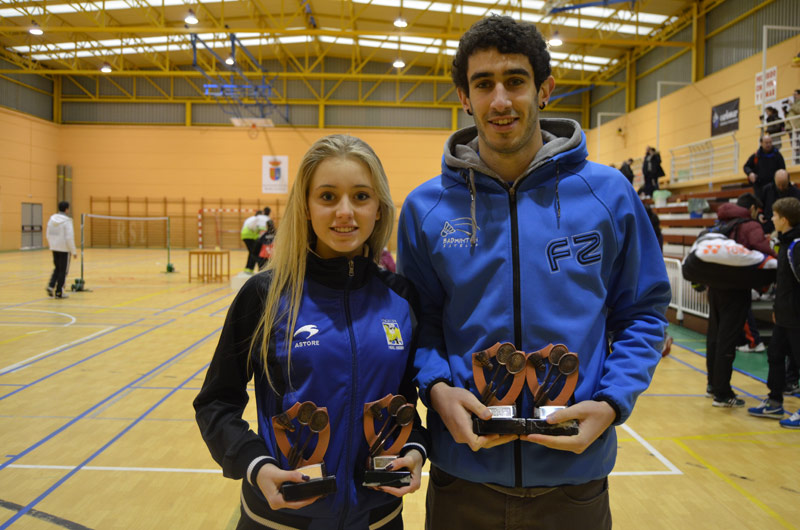 Dos oros, una plata y dos bronces en el  MASTER  sub 15 - sub 19 de Solares.